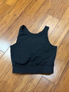 The Barbell Cartel Black Athletic sports bra Crop Tank Top